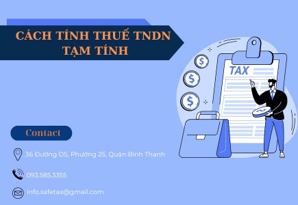 Xác định thuế TNDN và tạm tính thuế TNDN
